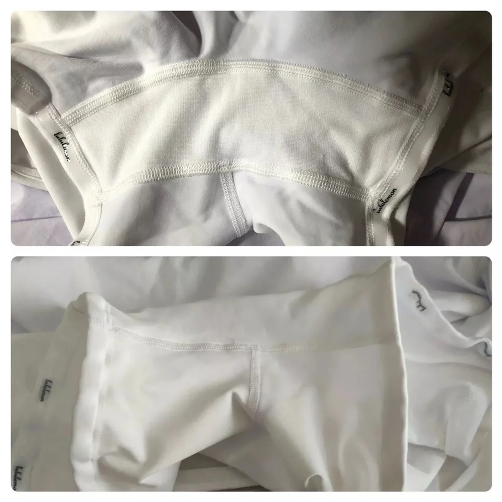 LULULEMON PLAY OFF the PLEATS SKIRT MID RISE WHITE + Lavender sz.8 - Picture 9 of 12